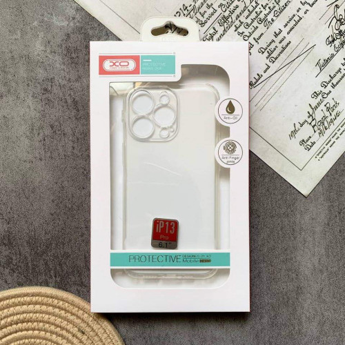 Transparent jelly case with iPhone 13 Pro