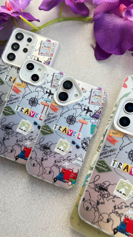 قاب گوشی طرح نقشه سفر و جهانگردی گوشی آیفون 17 پرو