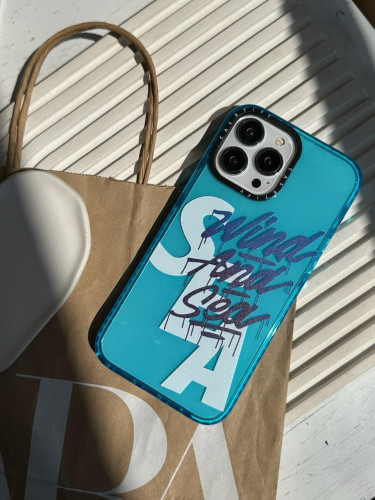 iPhone 13 Promax Wind and Sea Text Case