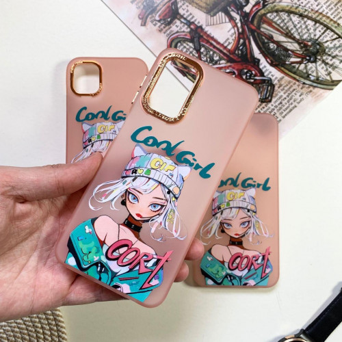  Orange Cool Girl design for Xiaomi Redmi Note 12 