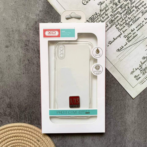 Transparent jelly case with iPhone X-Xs phone
