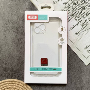 قاب ژله ای شفاف پک دار گوشی آیفون 12 پرومکس