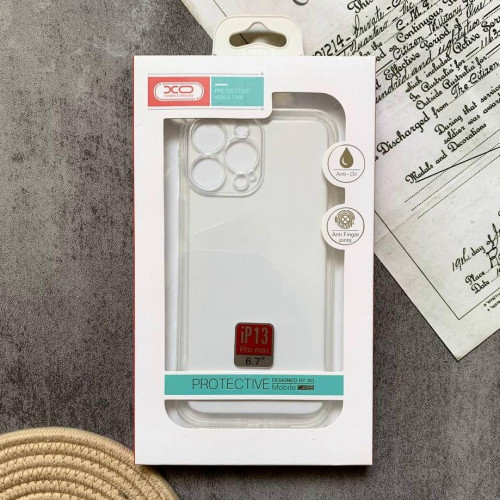 Transparent jelly case with iPhone 13 Pro Max