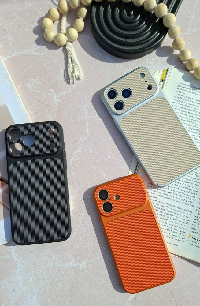 قاب کبریتی کانسپت طرح راه راه گوشی آیفون 17 پرو