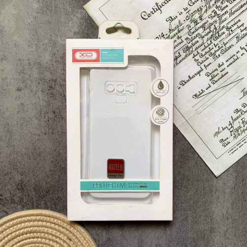 Transparent jelly case with Samsung Note 9