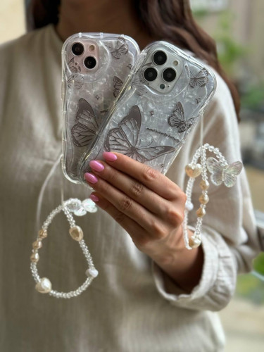 Ice butterfly frame with pendant Xiaomi Redmi Note 8 pro