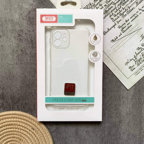 Transparent jelly case with iPhone 12