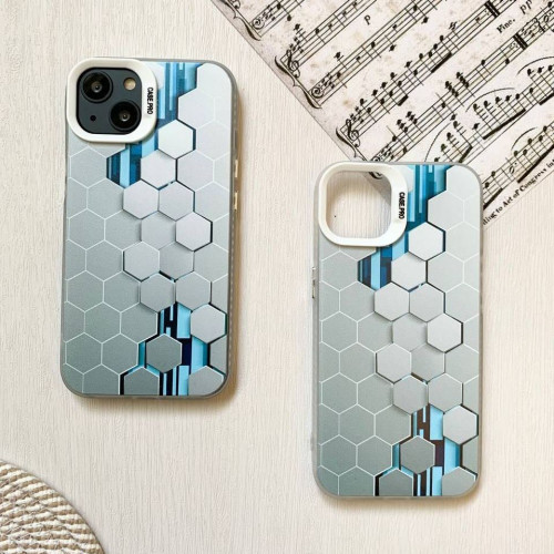 3D technology honeycomb design iPhone 13 case