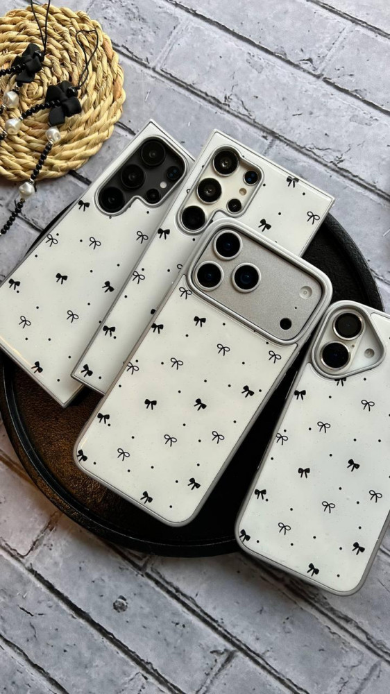 کاور طرح پاپیون مشکی همراه آویز گوشی شیائومی ردمی نوت 13 پرو 4G