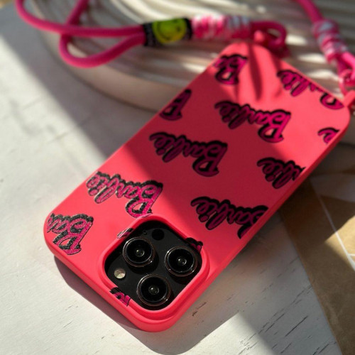 Barbie girl case with iPhone 11 Pro strap
