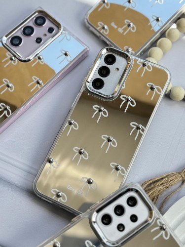 Mirror bow tie case for Xiaomi redmi note 8 pro