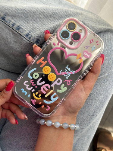 Happy lovely mirror iPhone 12 case