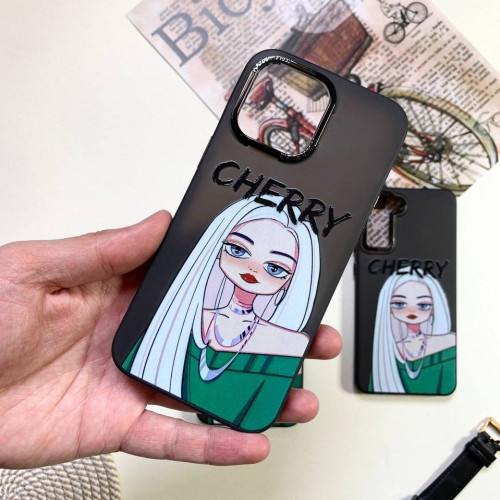  Black Cool Girl design for Samsung A14