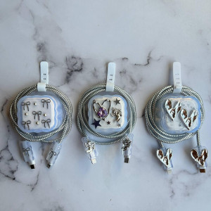 محافظ آداپتور آیفون ۲۰ وات سه پین کریستالی 