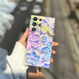 قاب گل آبرنگی گوشی سامسونگ S21 Ultra