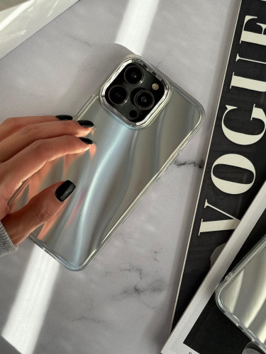 silver Wave iPhone 14 Pro case