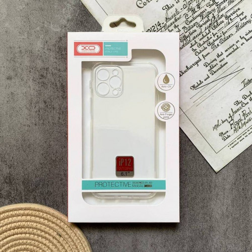 Transparent jelly case with iPhone 12 Pro