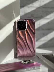 قاب آیفون 13 پرومکس موج صورتی