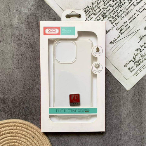 Transparent jelly case with iPhone 13 Pro