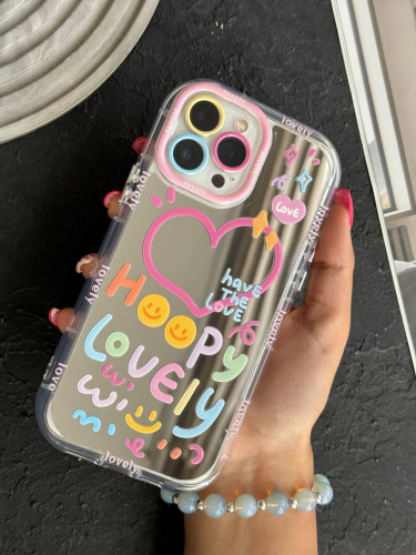 Happy lovely mirror iPhone 12 case