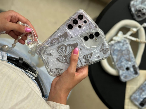 Ice butterfly frame with pendant Xiaomi Redmi Note 8 pro