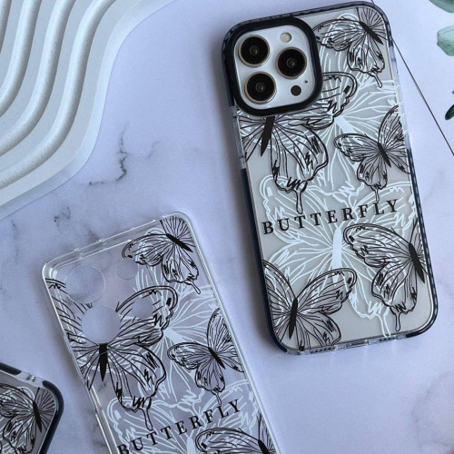 Transparent butterfly case for iPhone 12 Pro max