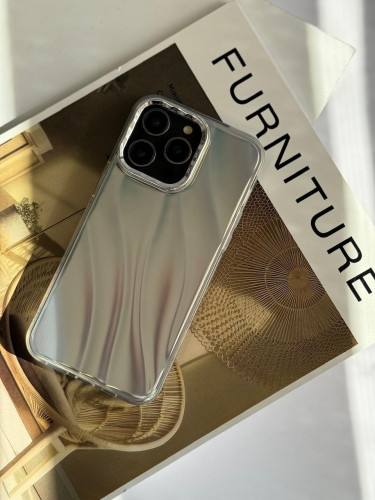 silver Wave iPhone 14 Pro case
