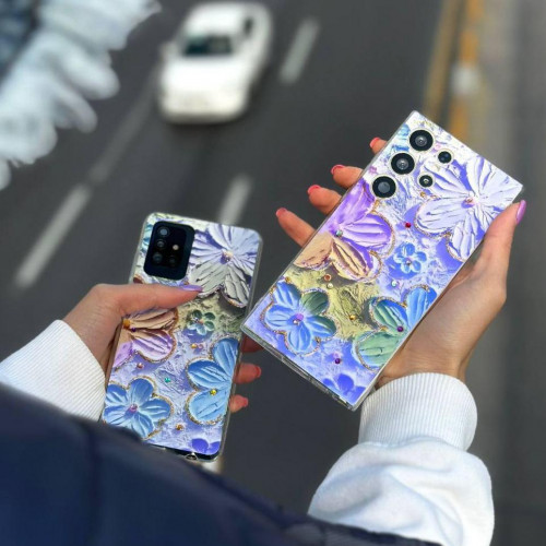 watercolor flower case for Samsung S22 Ultra phone