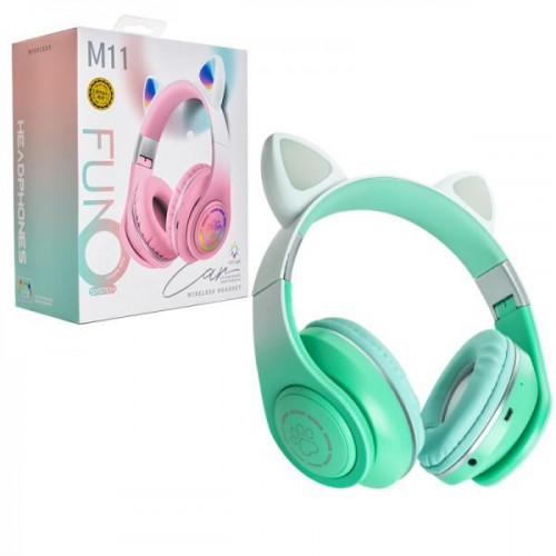 Gaming cat Funo M11 headphones with lights 